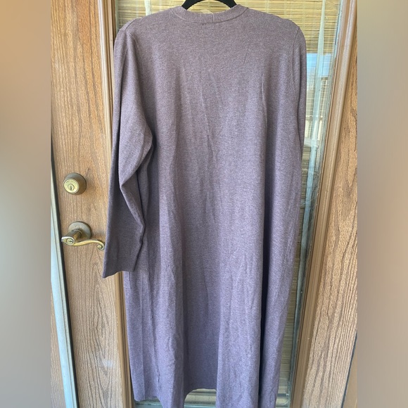 Brownish mauve Torrid duster. - Picture 3 of 3